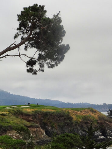 Blick auf Loch 6 von Pebble Beach