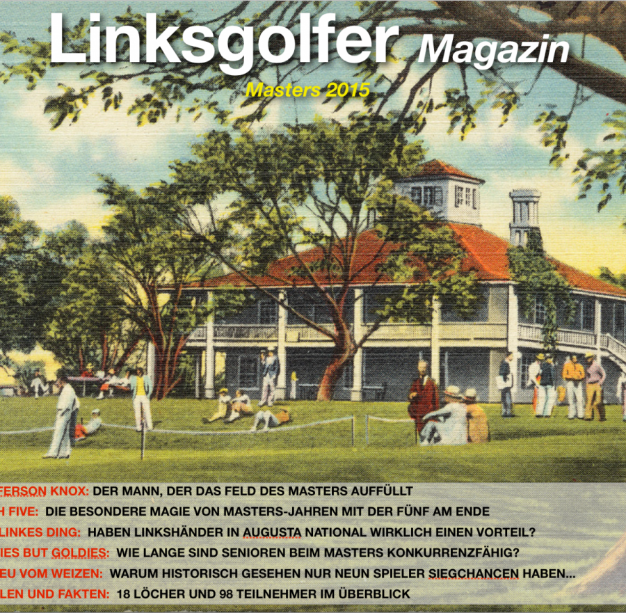 Das Linksgolfer Masters Magazin 2015