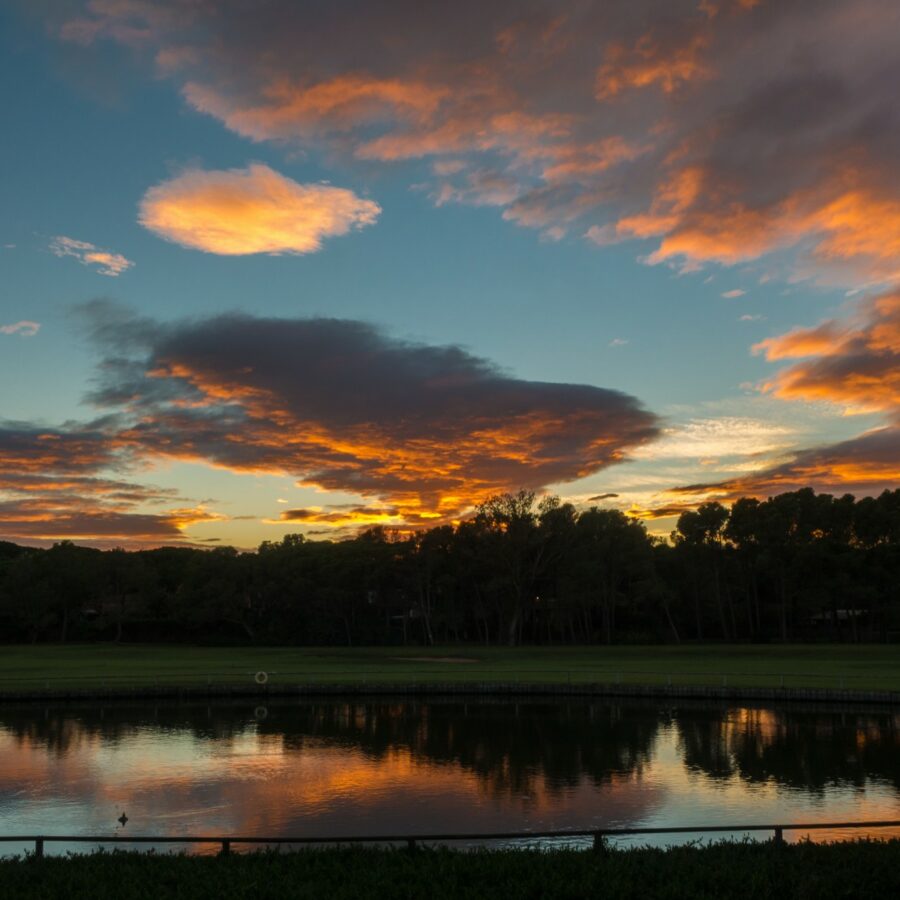 Platja de Pals, Loch 8 von der 18 gesehen