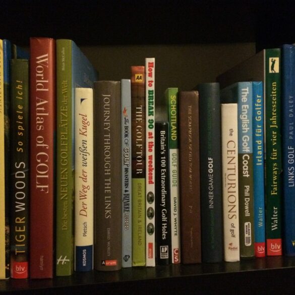 Golf-Bildbände machen sich in jedem Regal gut