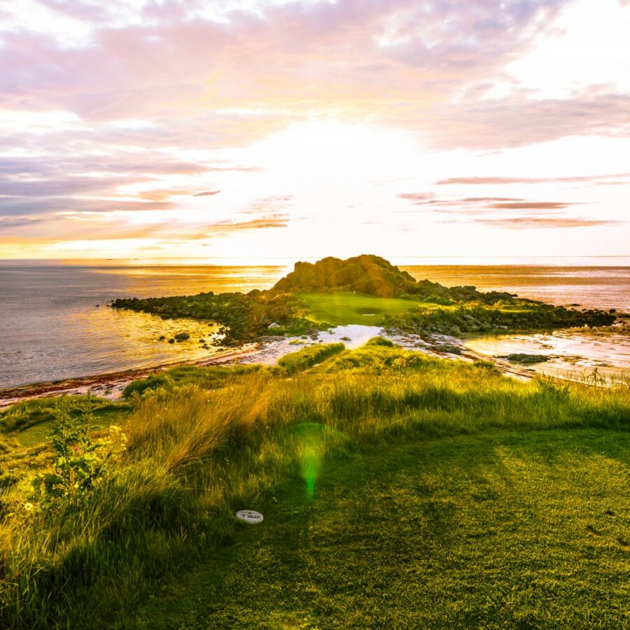 Lofoten Golf Links, Norwegen, Loch 2