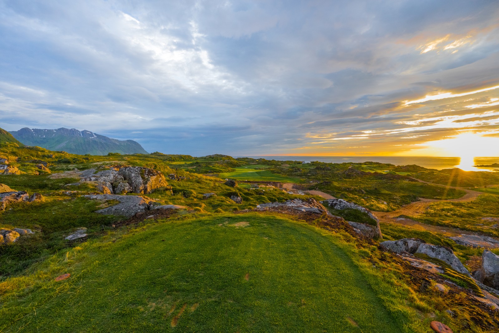 Lofoten Golf Links, Norwegen, Loch 9