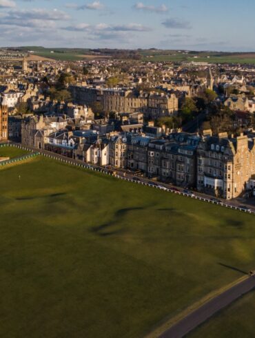 Der Old Course von oben